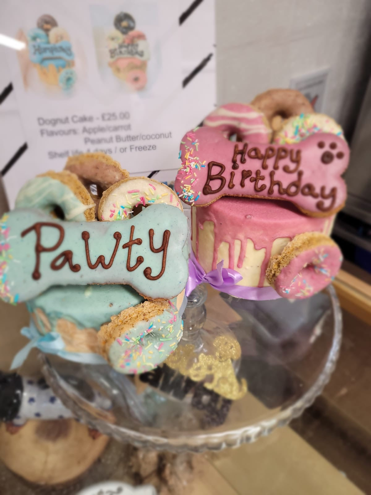 Dognut Birthday Cake